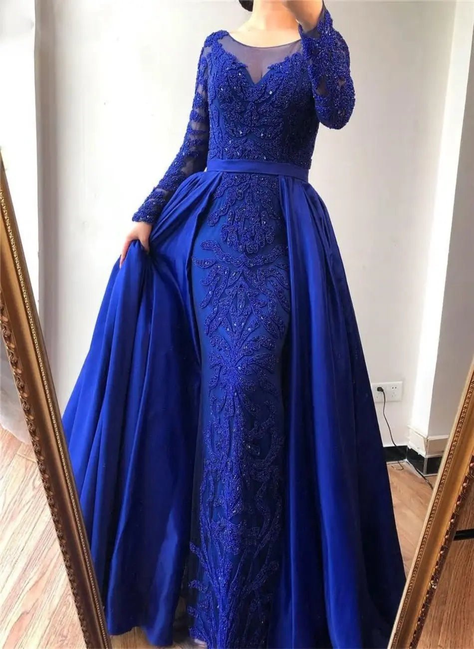 Long gown outlet blue color