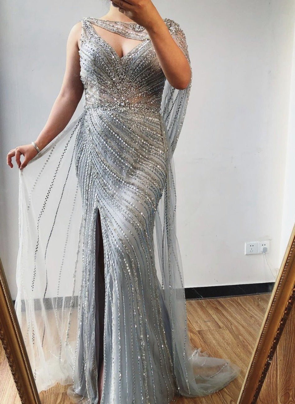 Grey maxi dress on sale uk