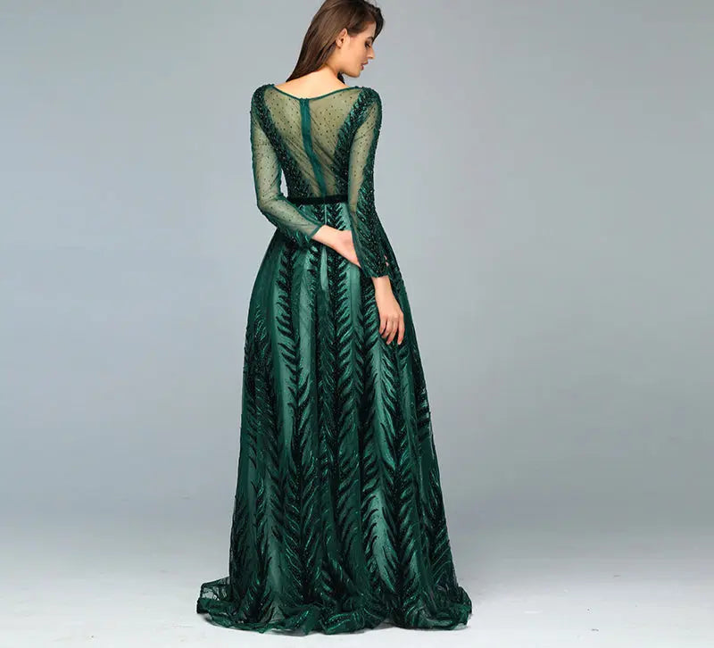 Evening gown neck store design