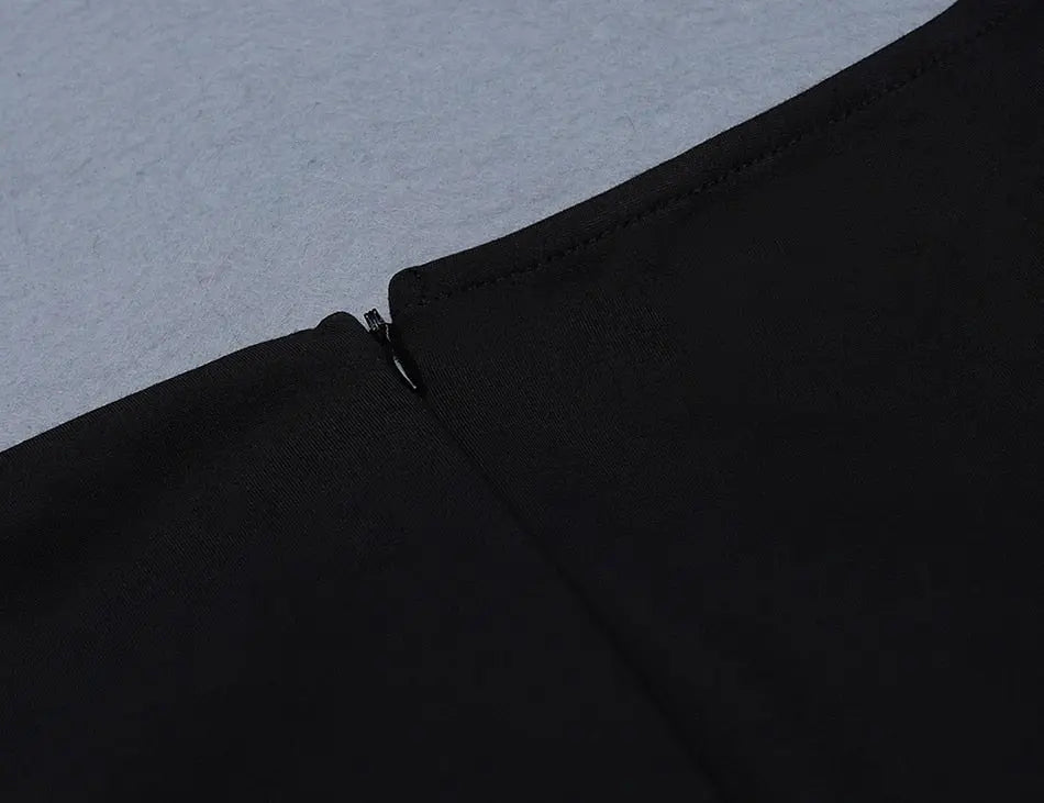 Stylish Vestidos Long Sleeve Midi Dress - MSCOOCO