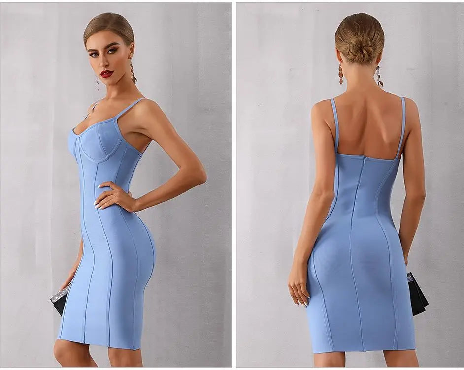 Summer Bodycon Bandage Dress - MSCOOCO