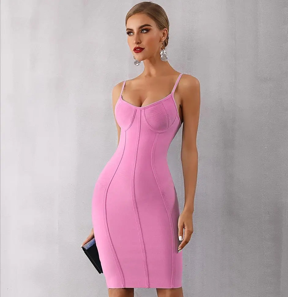 Summer Bodycon Bandage Dress - MSCOOCO