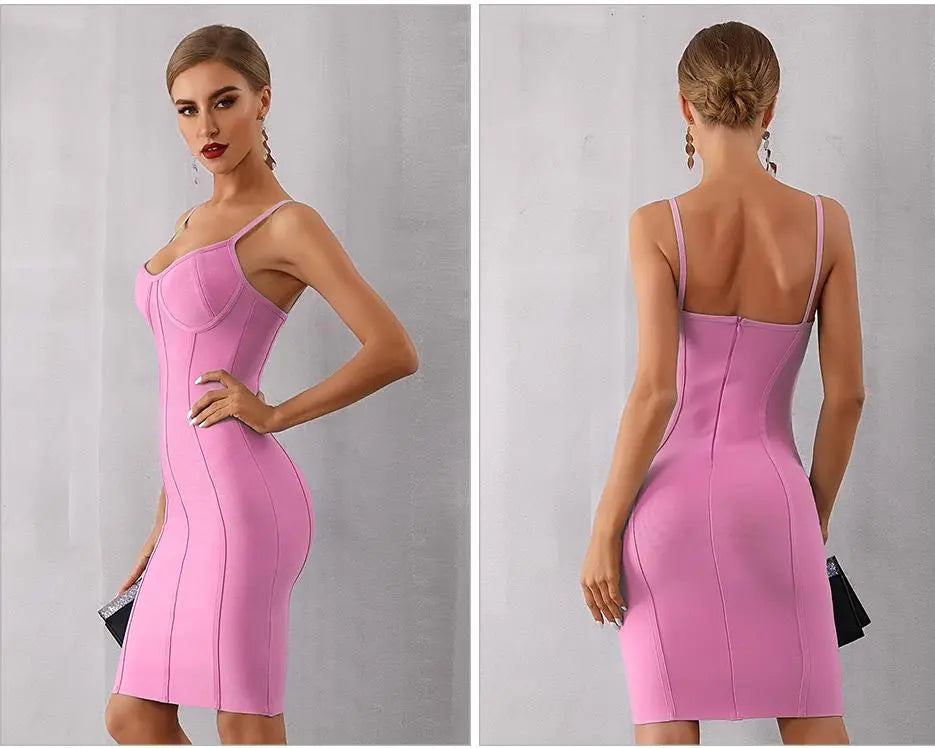 Summer Bodycon Bandage Dress - MSCOOCO