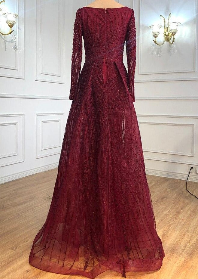 Tenley Elegant Luxury Beading Formal Dress Mscooco.co.uk