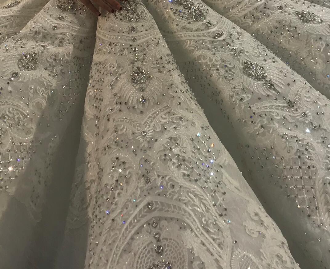 Full Beading Wedding Dress - Mscooco.co.uk