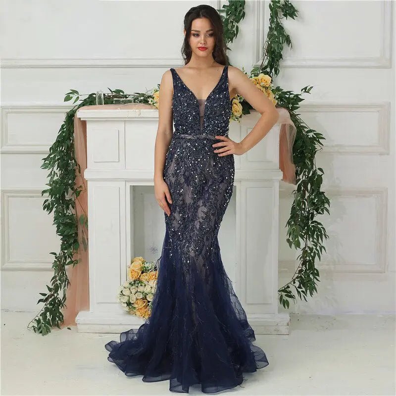 Feather 2024 evening gown