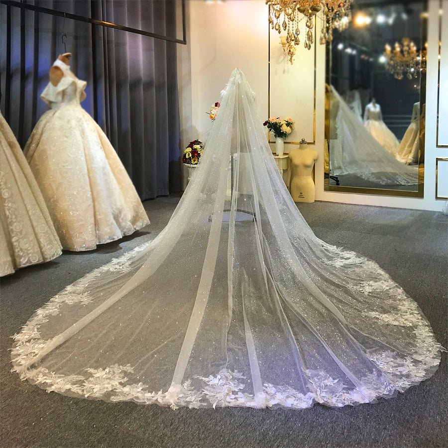 Luxury Long Train Wedding Veil 2020