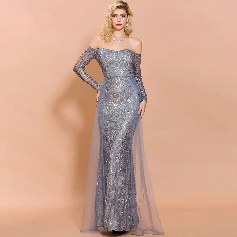 Oriana Sequins - Gown - Mscooco.co.uk
