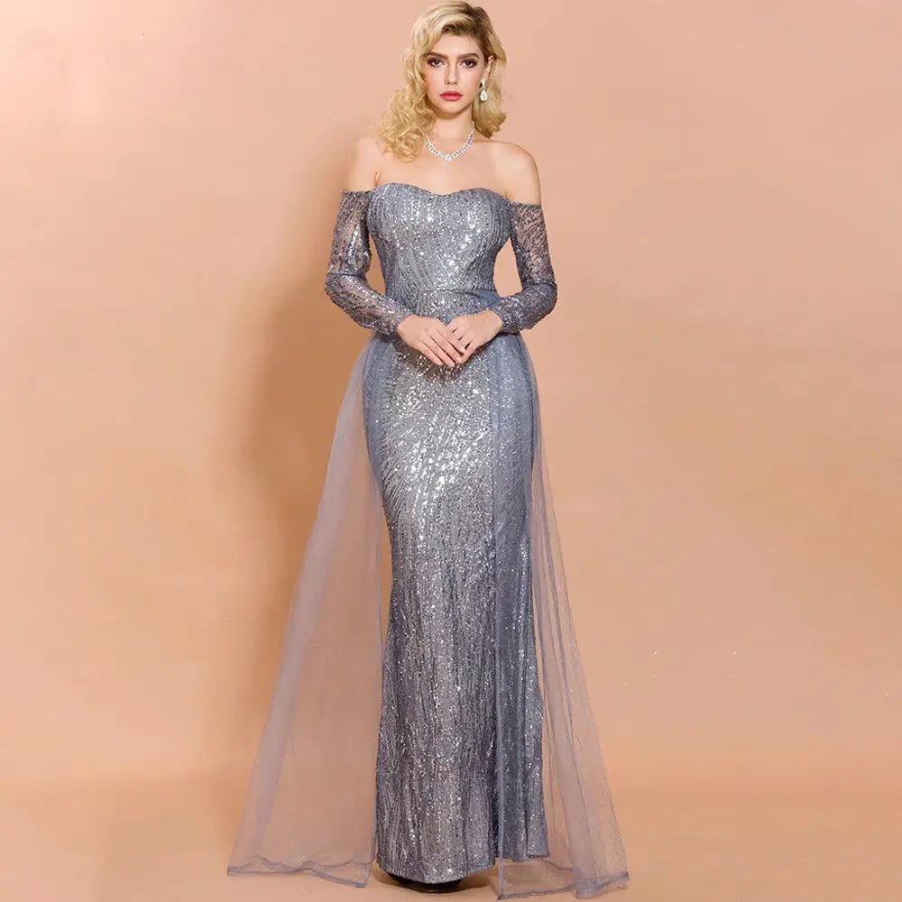 Oriana Sequins - Gown - Mscooco.co.uk